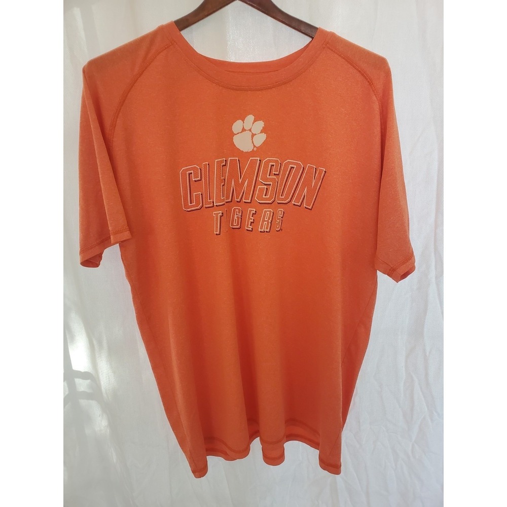 Rivalry Threads Clemson Tigers Mens XL Orange Heathered Performance T-Shirt